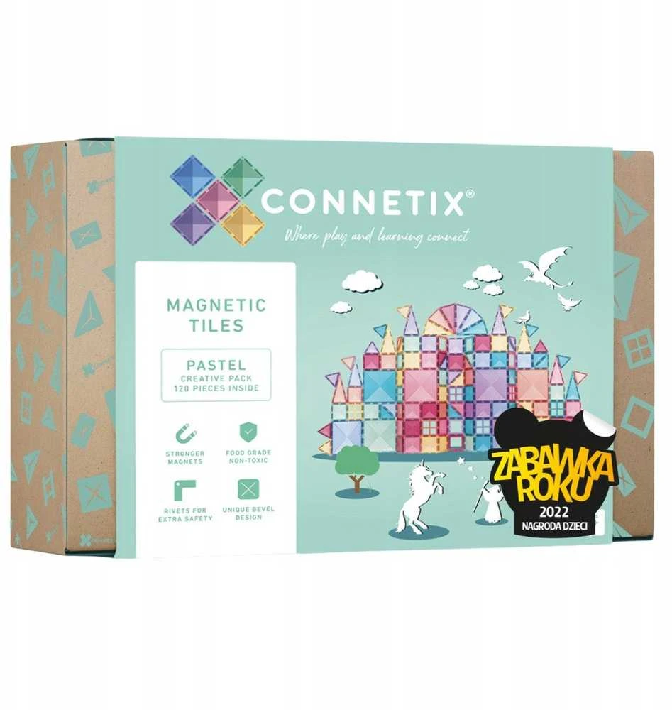 Connetix Pastelinis Kūrybiškumo rinkinys 120 dalių