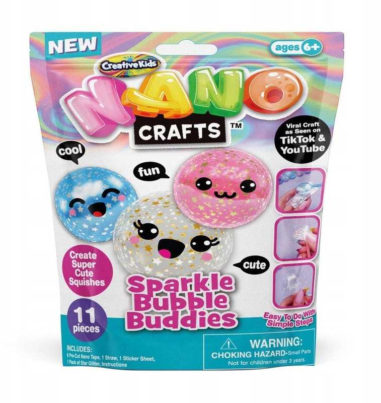 Swede NANO CRAFTS BUBBLE TAPE PRIPUČIAMI BIUDŽIAI 11 vnt