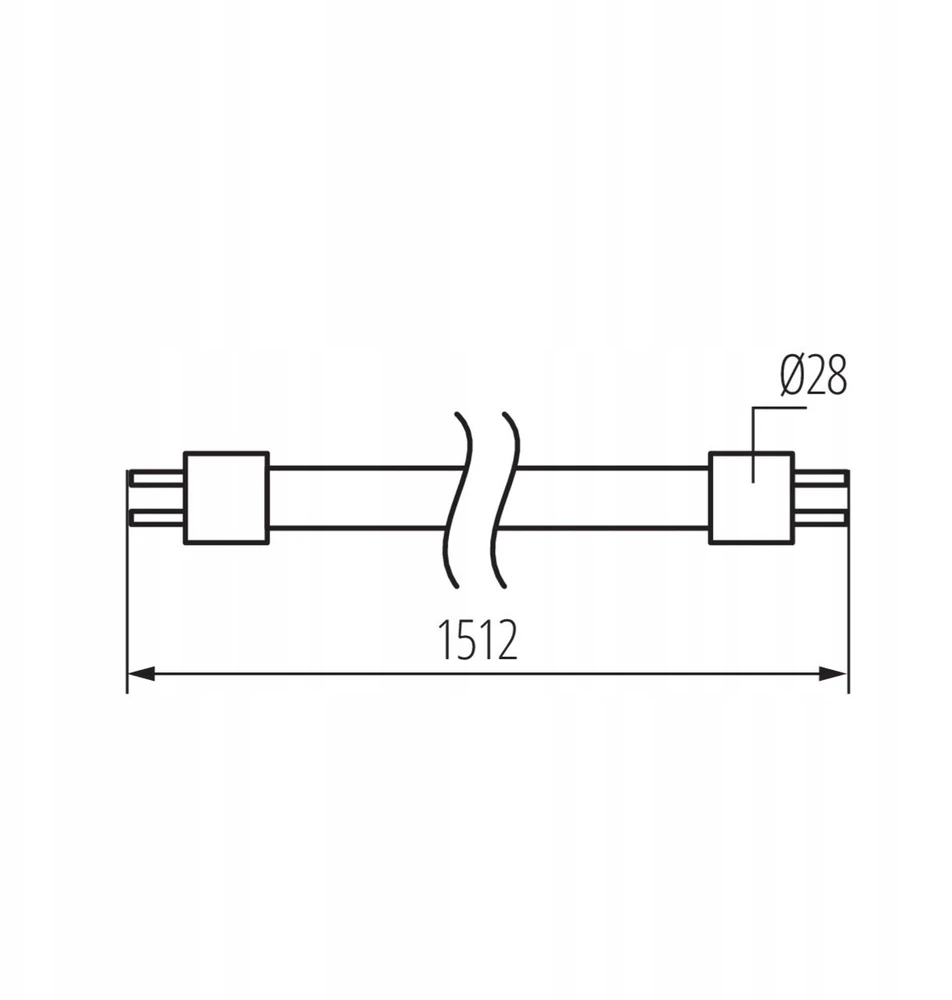Kanlux ŚW.LED T8 LED GLASSV4 22W-CW