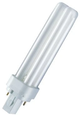 10W lemputė OSRAM DULUX D 827, G24d-1, 2700K