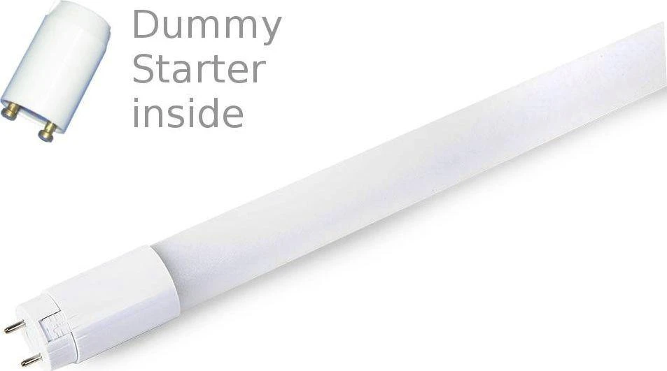 22W LED lempa T8 V-TAC 150cm, nano plastikas, 4000K(natūraliai balta)