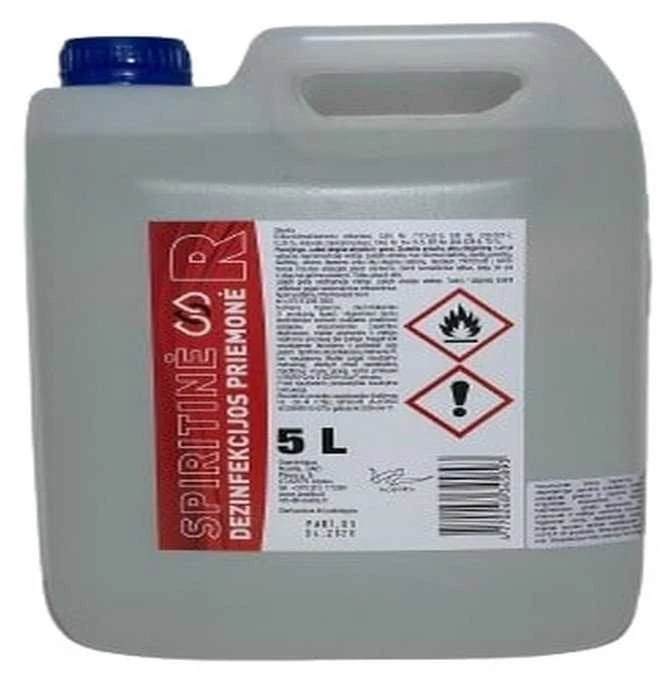 Spiritinė rankų dezinfekcijos priemonė R Koslita, 5 l