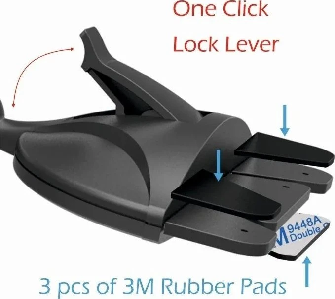 Swissten S-Grip S3-CD1 universalus automobilinis, Juodos spalvos