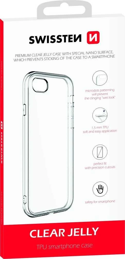 Swissten Clear Jelly Back Case 1,5 mm Silikoninis dėklas Apple iPhone 14 Plus Transparent