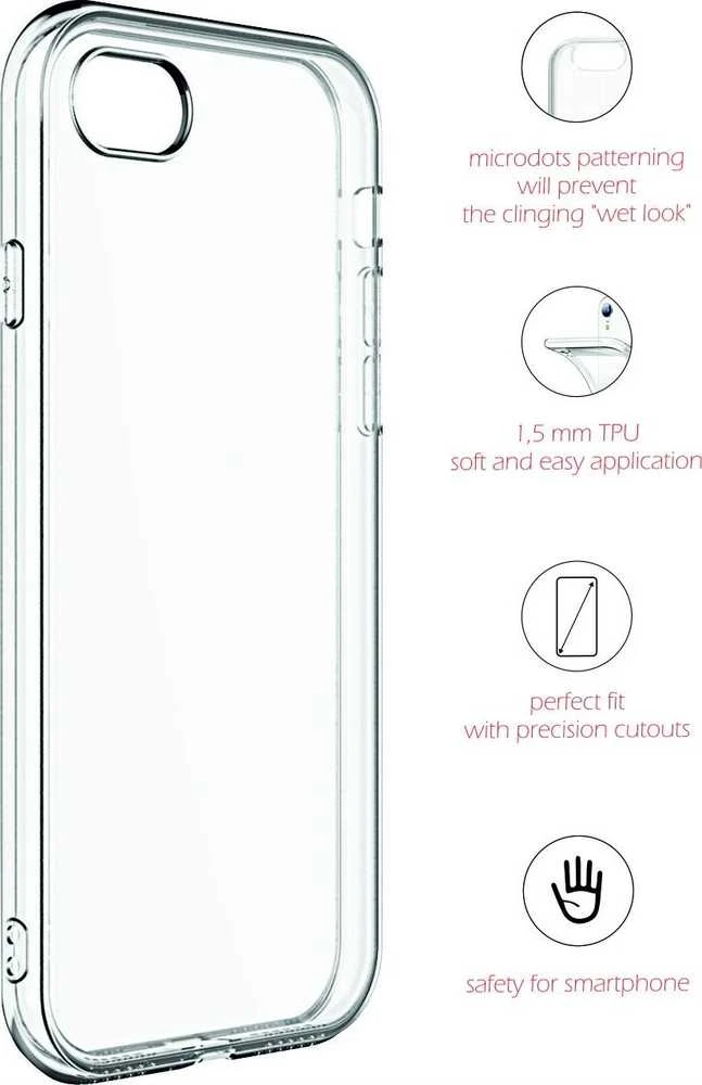 Swissten Clear Jelly Back Case 1,5 mm Silikoninis dėklas Apple iPhone 14 Plus Transparent