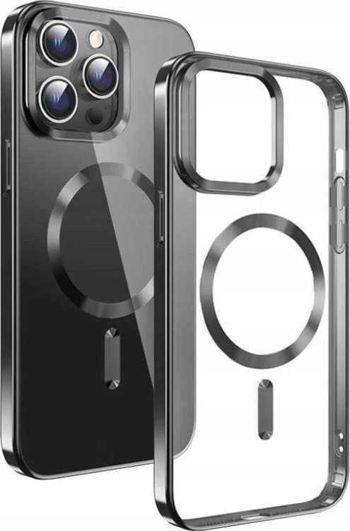 Swissten Clear Jelly Magstick metalinis dėklas, skirtas Apple iPhone 15