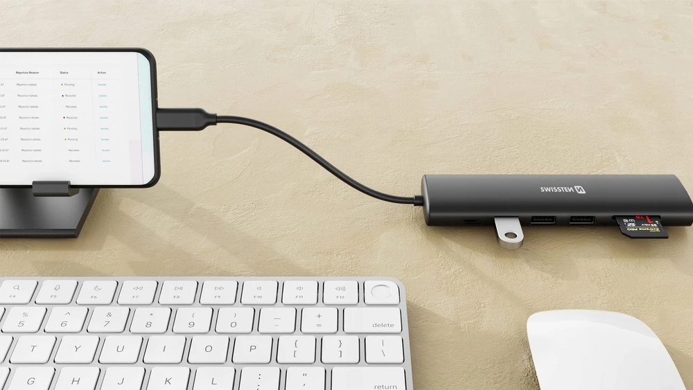 SWISSTEN USB-C HUB 7-IN-1