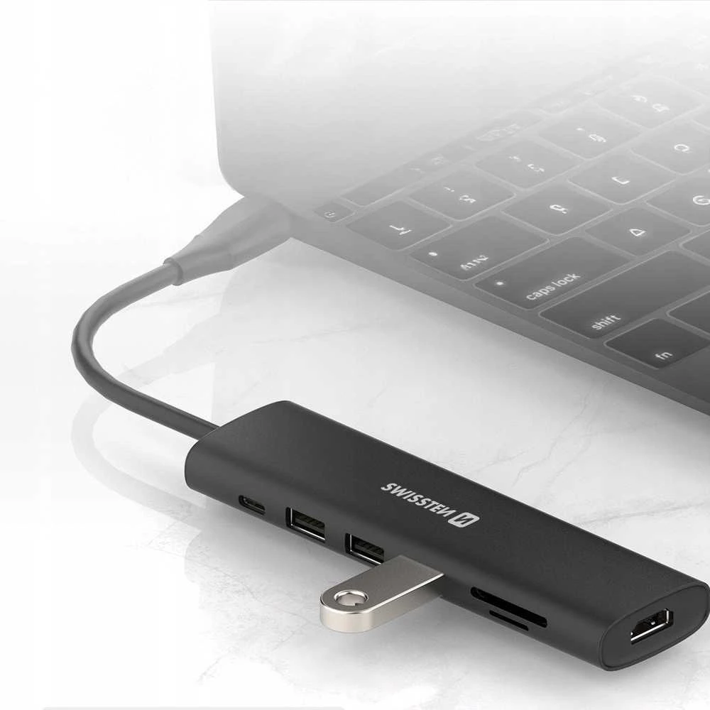 SWISSTEN USB-C HUB 7-IN-1