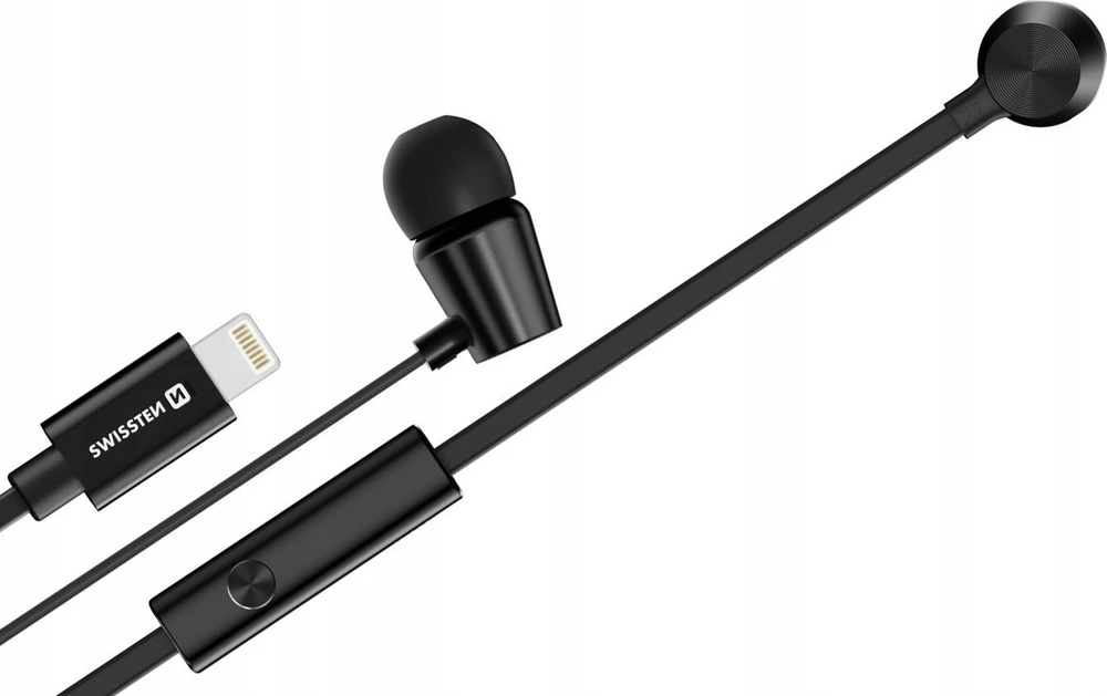 SWISSTEN Dokanałowe Ausinės su mikrofonu do iPhone YS500