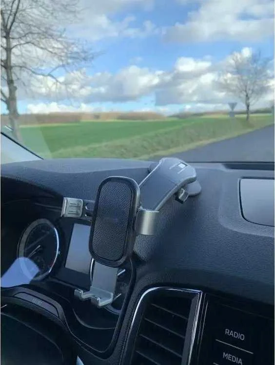 Swissten S-GRIP G1-R1 Metal Age Gravity 360 universalus automobilio skydelio laikiklis įrenginiui