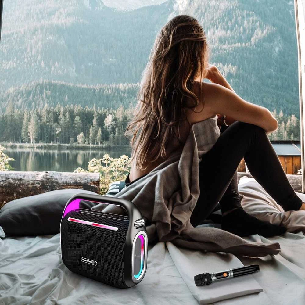 „Swissten Harmony“ „Bluetooth“ garso kalba 120 W