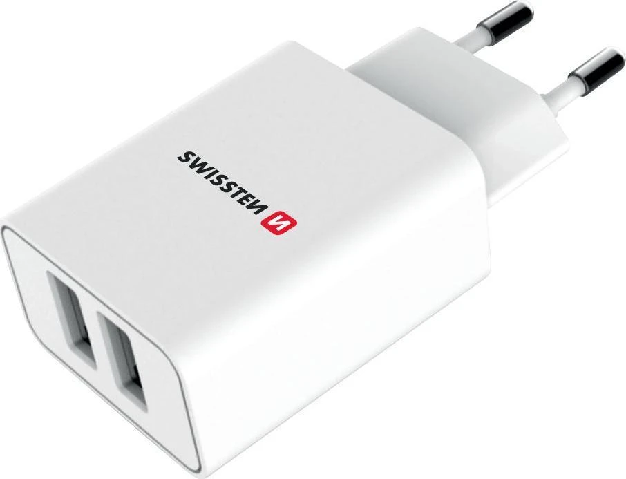 Swissten įkroviklis 2x USB-A 2.1 A (22053000)