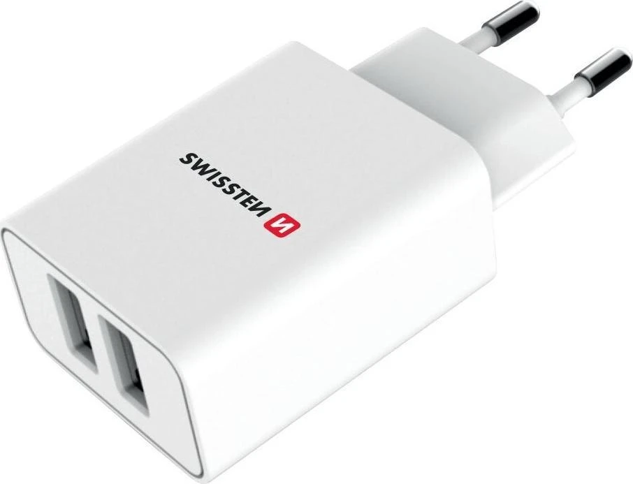 Swissten įkroviklis 2x USB-A 2.1 A (22055000)