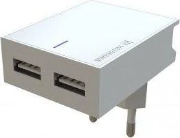Swissten įkroviklis 2x USB-A 3 A (22032000)