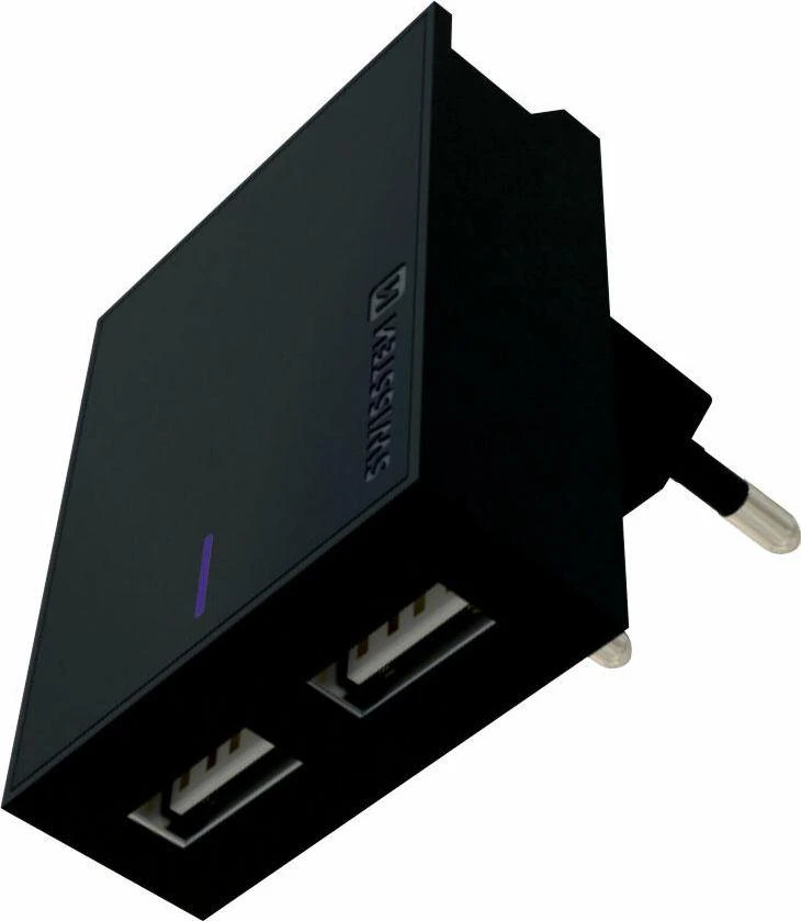 Swissten įkroviklis 2x USB-A 3 A (22048000)