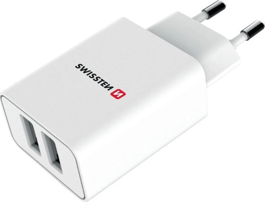 Swissten įkroviklis 2x USB-A 3 A (22051000)