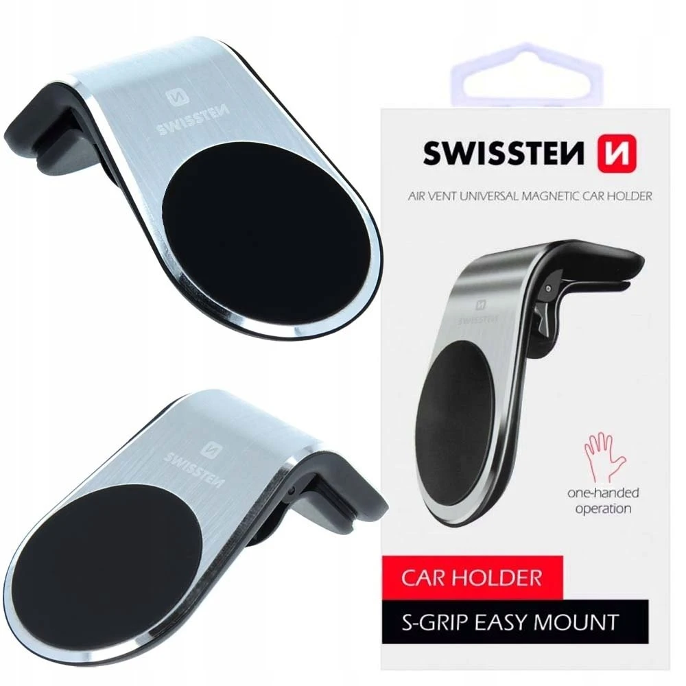 Swissten Easy Mount universalus automobilio oro ventiliacijos laikiklis prietaisams
