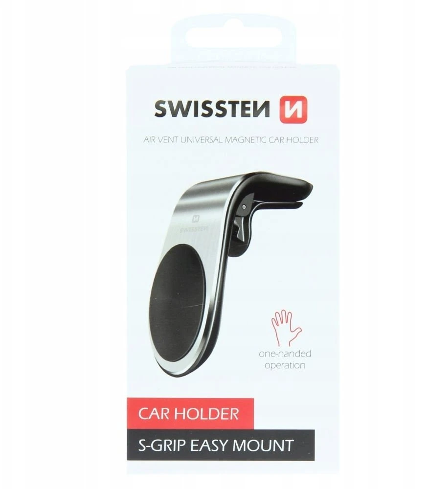 Swissten Easy Mount universalus automobilio oro ventiliacijos laikiklis prietaisams