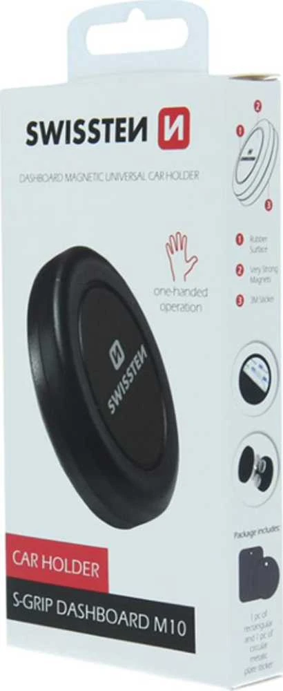 Swissten S-Grip M10 universalus automobilio skydelio laikiklis su magnetu prietaisams