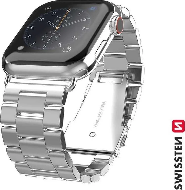 Swissten metalinis dirželis, skirtas Apple Watch 1/2/3/4/5/6/SE / 40 mm / 42 mm