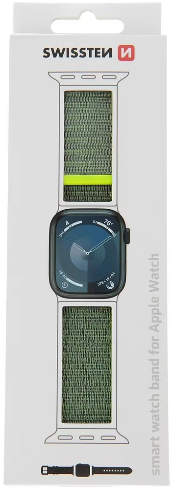 Swissten nailono apyrankė, skirta Apple Watch 42 / 44 / 45 / 49 mm