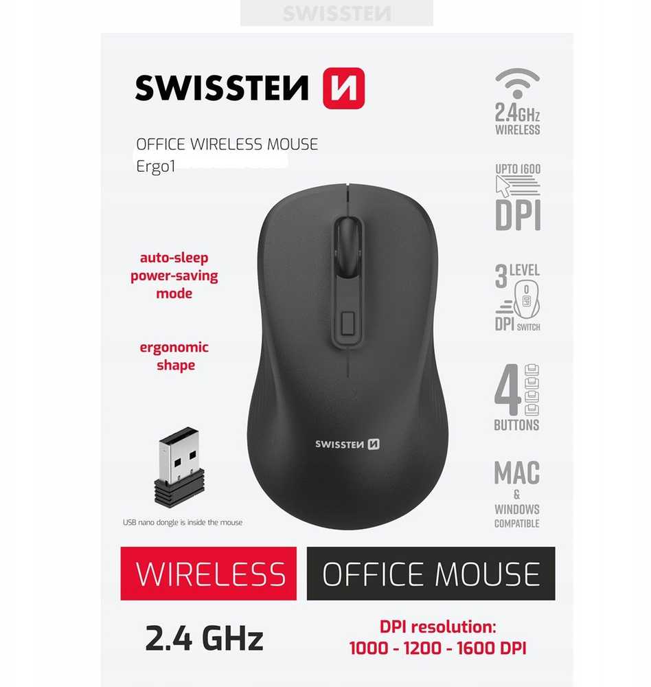 Swissten Office Bezvadu pele 59107310