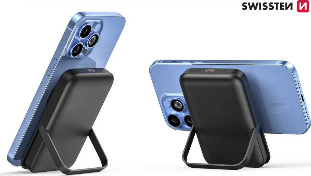 Swissten Power Bank PD 20W (suderinamas su MagSafe) 10000mAh