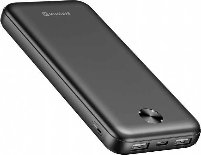 Swissten SWISSTEN, išorinė baterija, WORX, Li-Pol, 5/9/12V, telefonams ir kitiems įrenginiams įkrauti, 22013949, 10000mAh, juoda