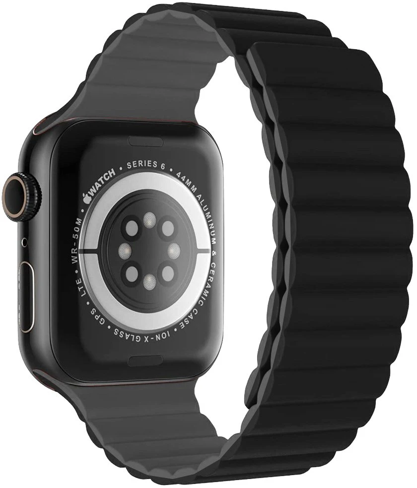 Swissten silikoninė magnetinė apyrankė, skirta Apple Watch 38/40 mm