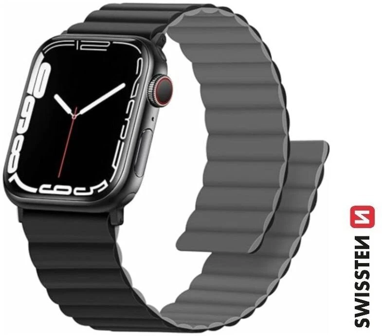 Swissten silikoninė magnetinė apyrankė, skirta Apple Watch 38/40 mm