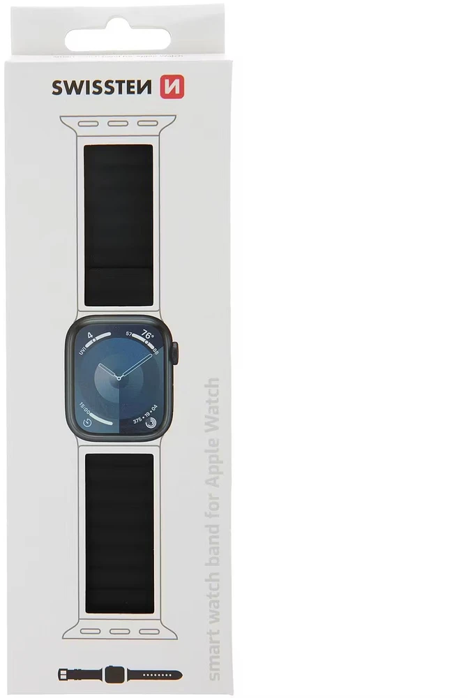 Swissten silikoninė magnetinė apyrankė, skirta Apple Watch 38/40 mm