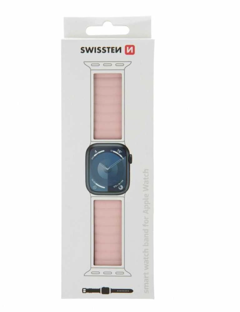 Swissten silikoninė magnetinė apyrankė, skirta Apple Watch 38/40 mm
