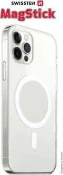 Dėklas Swissten Clear Jelly MagStick Apple iPhone 13 skaidrus