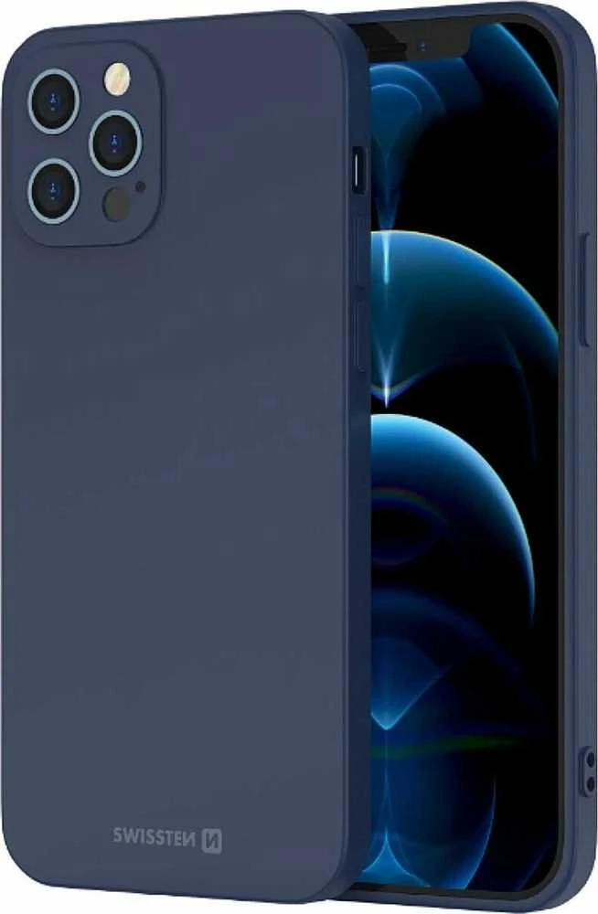 SWISSTEN SOFT JOY dėklas Apple iPhone 14 Plus mėlynas