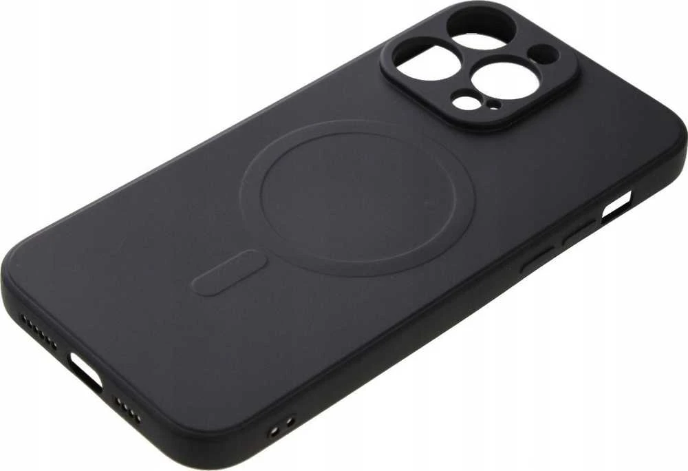 Dėklas Swissten Soft Joy Case Magstick, skirtas iPhone 15 Pro Max Juodas