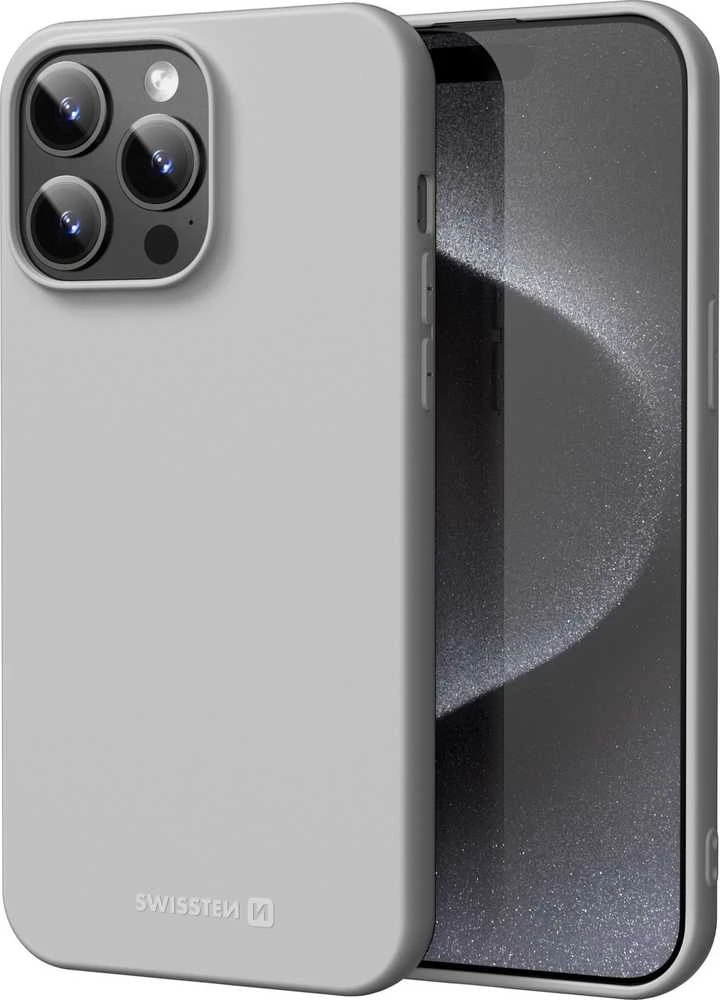 Swissten „Soft Joy“ silikoninis dėklas, skirtas „Apple iPhone 15 Pro Max“.