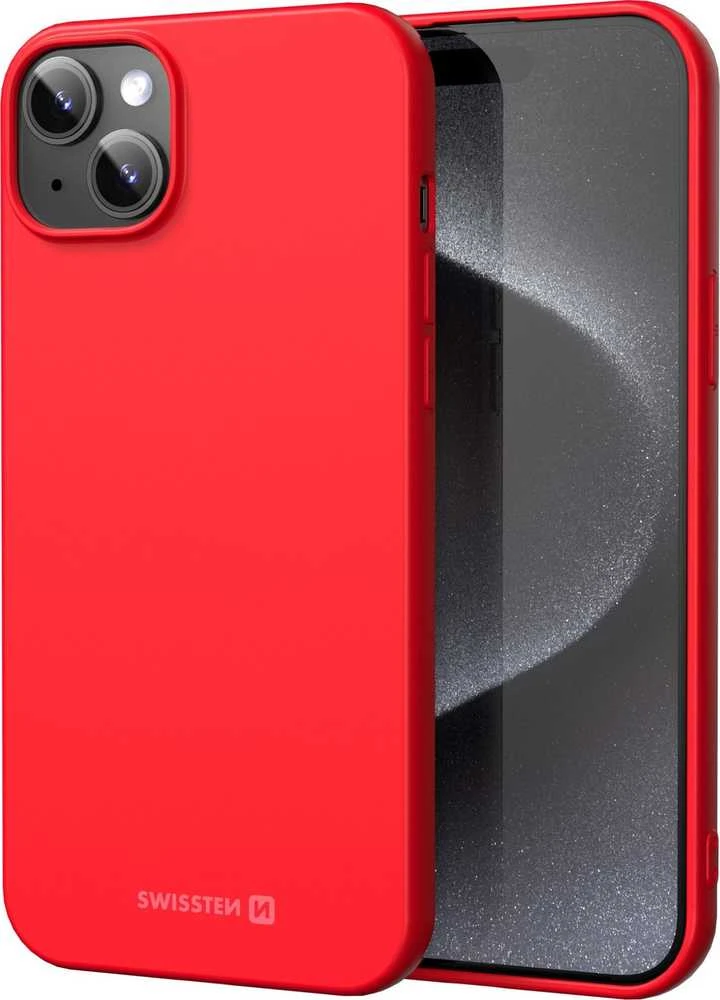 Swissten Soft Joy Silikoninis dėklas for Apple iPhone 15 Plus