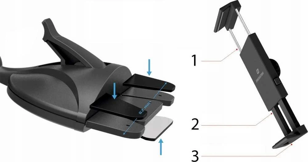 Swissten S-Grip T1-CD1 universalus automobilinis CD / radijo laikiklis planšetiniams kompiuteriams / telefonams / GPS