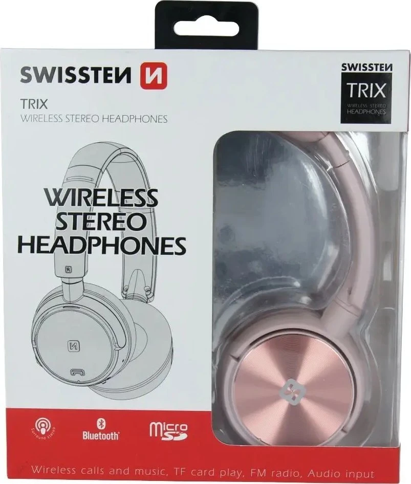 Ausinės Swissten TRIX Juodas (52510500)