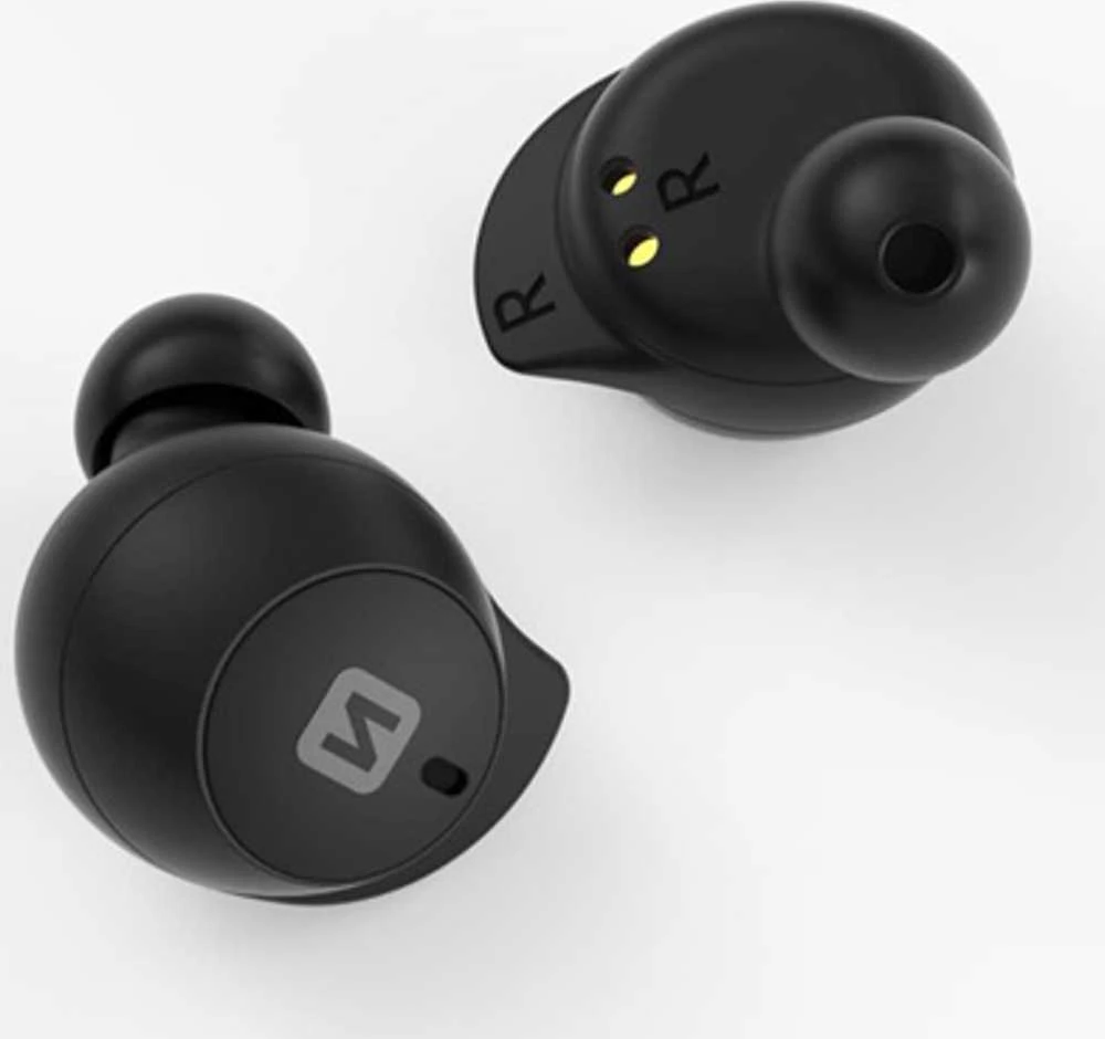 Ausinės Swissten Swissten TWS Stonebuds, laisvų rankų įranga, juoda, 2.0, bluetooth