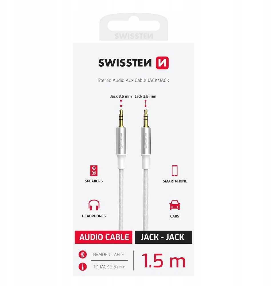 Swissten AUX laidas pakuotėje