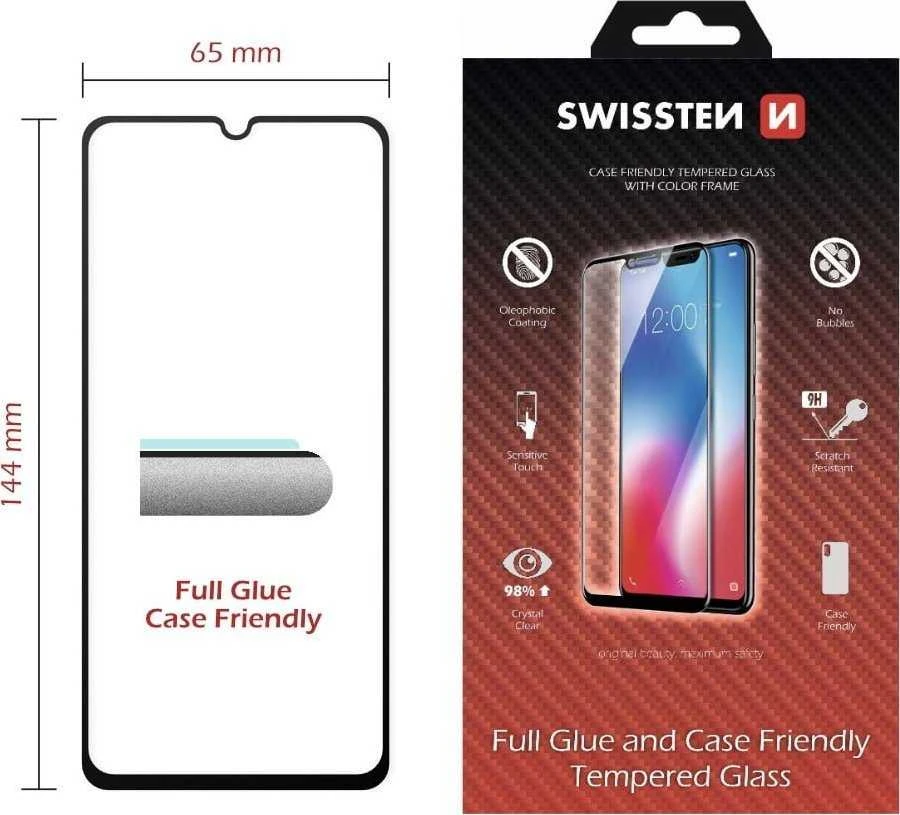 Swissten viso veido grūdintas stiklas, skirtas Apple iPhone 15