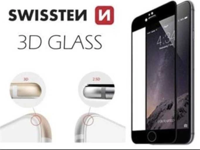 Swissten Ultra Durable Full Face grūdintas stiklas Apple iPhone 12 PRO MAX Juodas