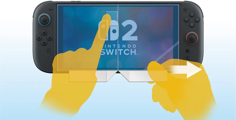 HORI - ekrano apsauginis filtras, skirtas Nintendo Switch 2 - skaidrus