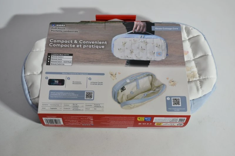 HORI - Puff Maišelis Switch 2 (Eevee Cottage Core) - Mėlynas - Vidutinio dydžio