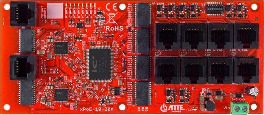 Šakotuvas Jungiklis POE ATTE xPoE-10-20A-OF