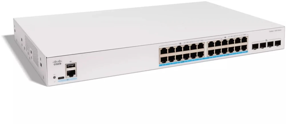 Šakotuvas Cisco CATALYST 1300X 24-PORT 2.5GE - UPOE 4X10G SFP+
