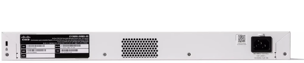 Šakotuvas Cisco CATALYST 1300X 24-PORT 2.5GE - UPOE 4X10G SFP+