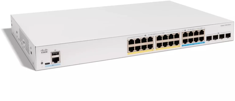 Šakotuvas Cisco CATALYST 1300X 8-PORT 5GE - 16-PORT GE UPOE 4X10G SFP+
