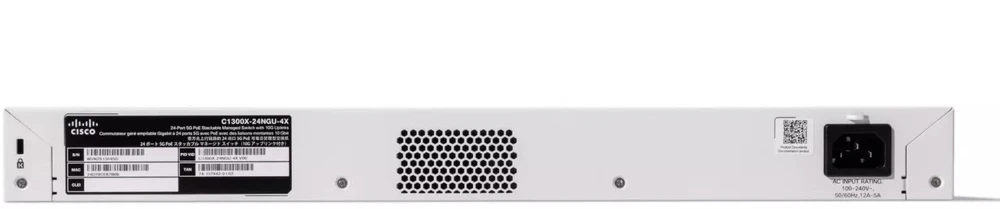 Šakotuvas Cisco CATALYST 1300X 8-PORT 5GE - 16-PORT GE UPOE 4X10G SFP+